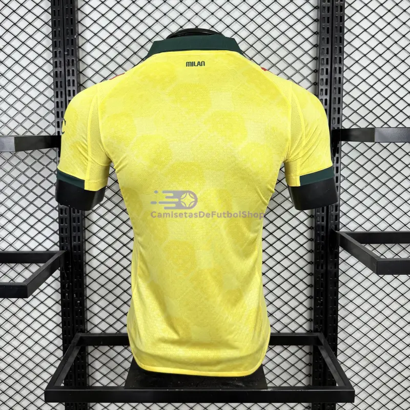 Camiseta AC Milan 2025/2026 3ª Equipación Amarillo (EDICIÓN JUGADOR)