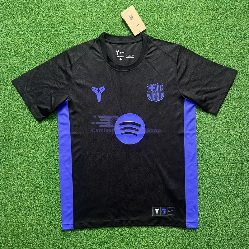 Camiseta Barcelona x Kobe Bryant Pre-Match 2025/2026 Negro/Morado
