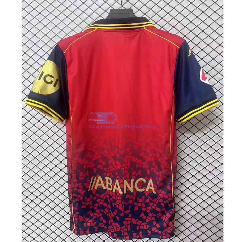 Camiseta Deportivo de La Coruña 2025/2026 2ª Equipación Rojo con Parche La Liga