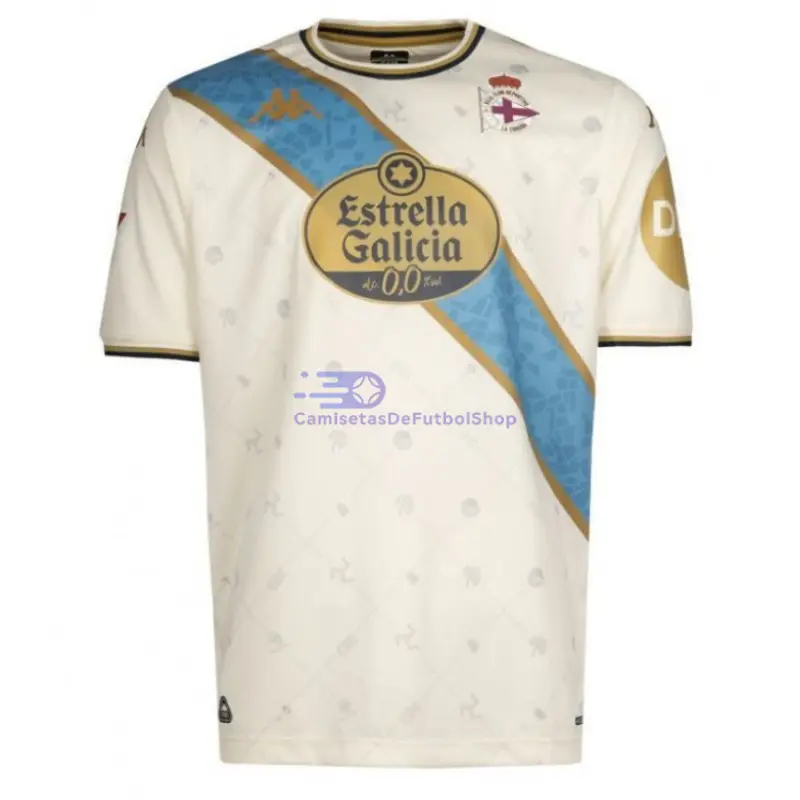 Camiseta Deportivo de La Coruña 2025/2026 3ª Equipación Blanco con Parche La Liga