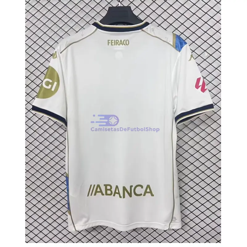 Camiseta Deportivo de La Coruña 2025/2026 3ª Equipación Blanco con Parche La Liga