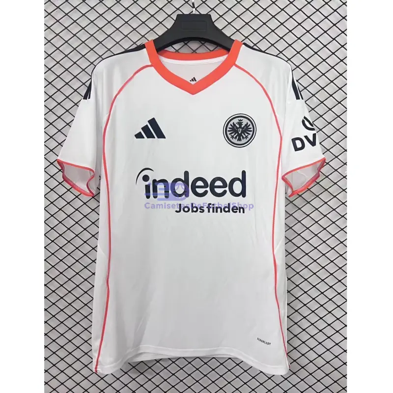 Camiseta Eintracht Fráncfort 2025/2026 2ª Equipación Blanco