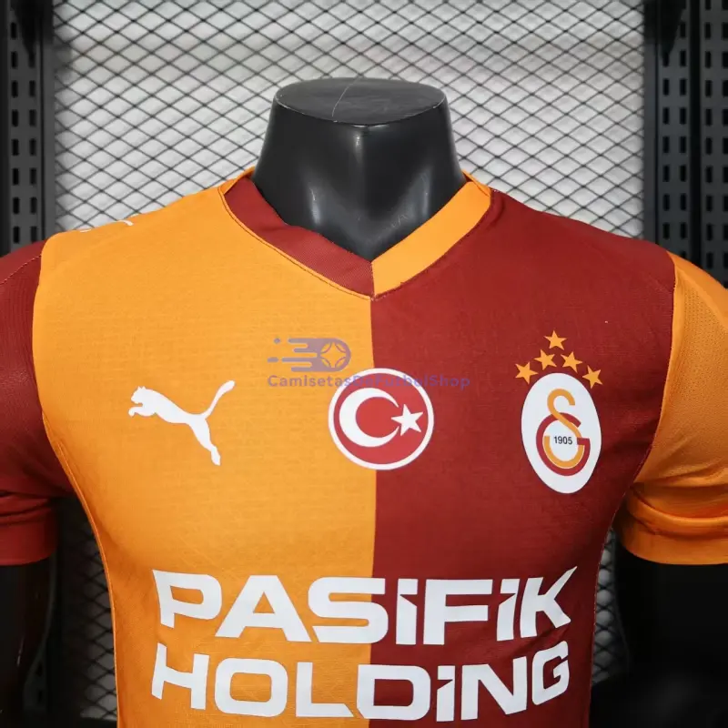 Camiseta Galatasaray 2025/2026 1ª Equipación Rojo/Naranja (EDICIÓN JUGADOR)