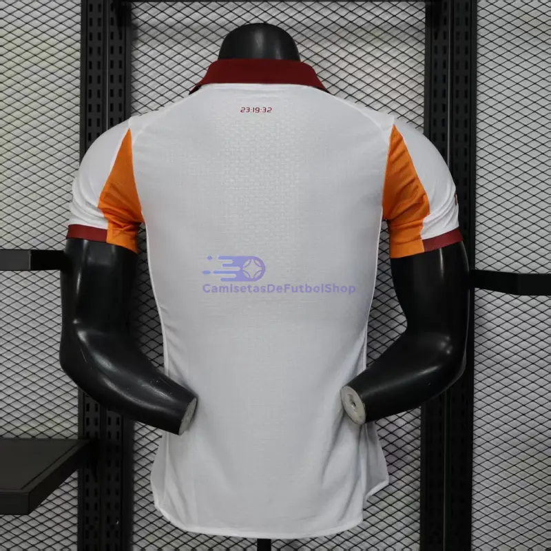 Camiseta Galatasaray 2025/2026 2ª Equipación Blanco/Naranja (EDICIÓN JUGADOR)