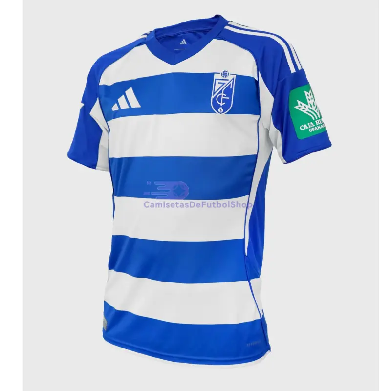 Camiseta Granada 2025/2026 2ª Equipación Azul/Blanco con Parche La Liga
