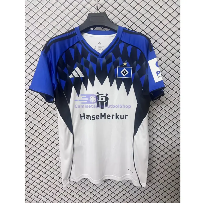 Camiseta Hamburger SV 2025/2026 1ª Equipación Blanco/Azul