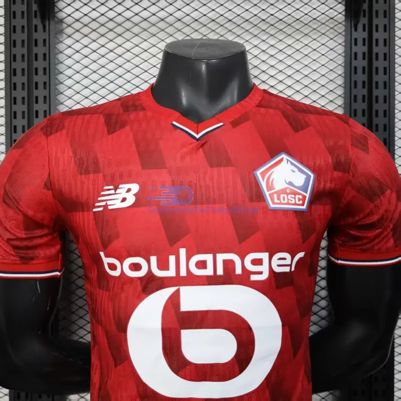 Camiseta Lille OSC 2025/2026 1ª Equipación Rojo (EDICIÓN JUGADOR)