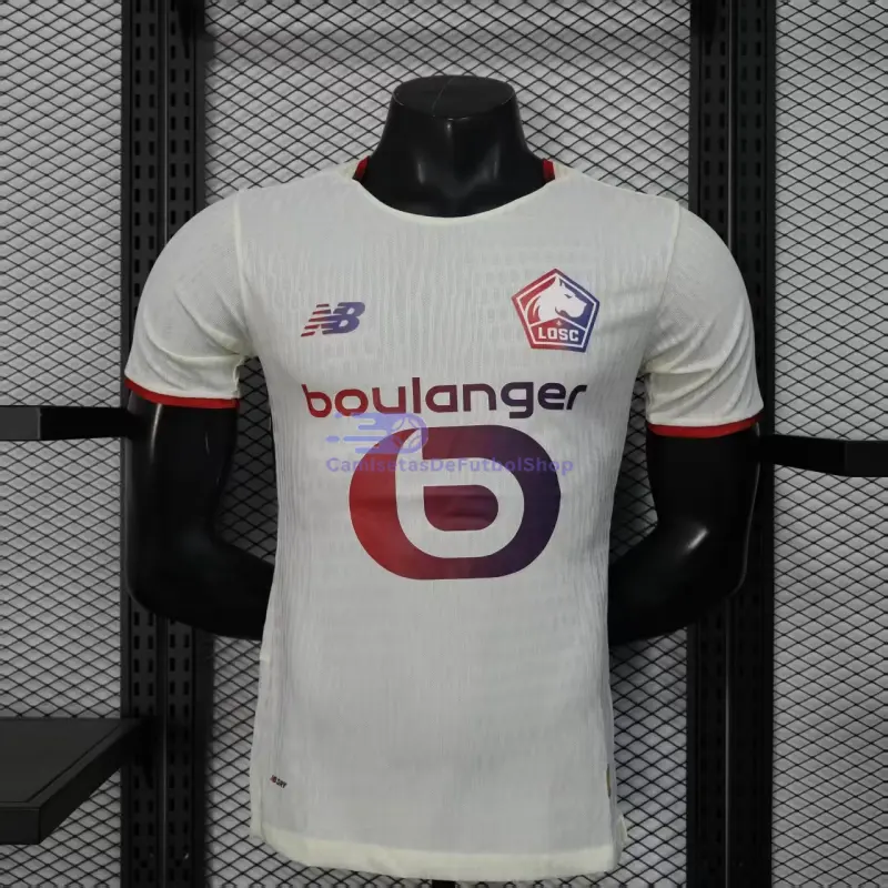 Camiseta Lille OSC 2025/2026 2ª Equipación Blanco (EDICIÓN JUGADOR)