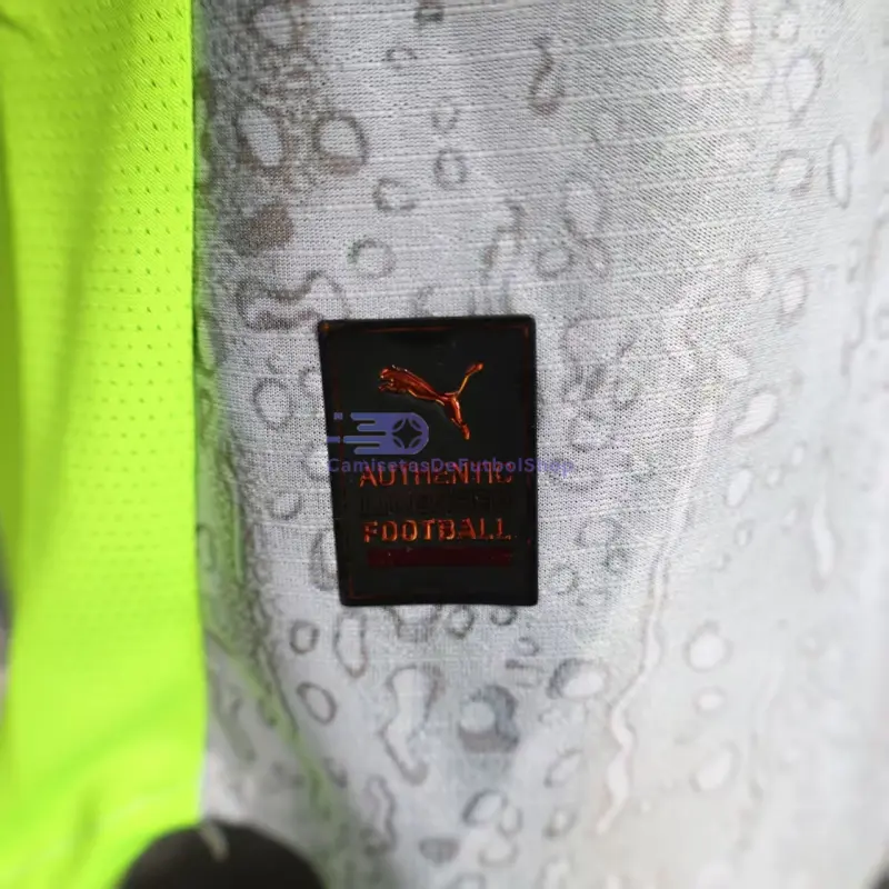 Camiseta Manchester City 2025/2026 3ª Equipación Gris/Verde Neón (EDICIÓN JUGADOR)