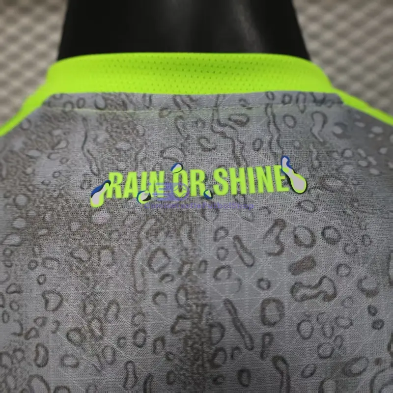 Camiseta Manchester City 2025/2026 3ª Equipación Gris/Verde Neón (EDICIÓN JUGADOR)