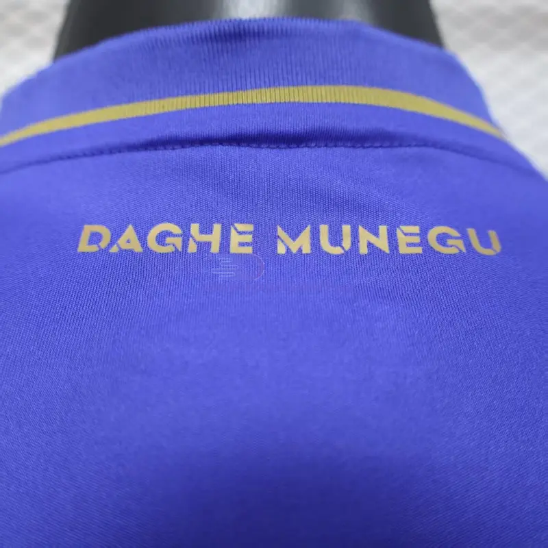 Camiseta Monaco 2025/2026 2ª Equipación Azul/Dorado (EDICIÓN JUGADOR)