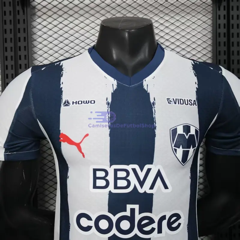 Camiseta Monterrey 2025/2026 1ª Equipación Azul Marino/Blanco (EDICIÓN JUGADOR)