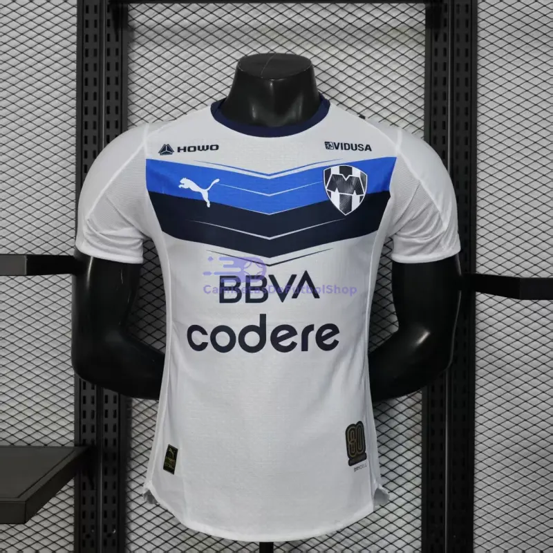 Camiseta Monterrey 2025/2026 2ª Equipación Blanco (EDICIÓN JUGADOR)