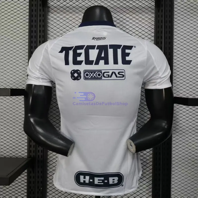 Camiseta Monterrey 2025/2026 2ª Equipación Blanco (EDICIÓN JUGADOR)