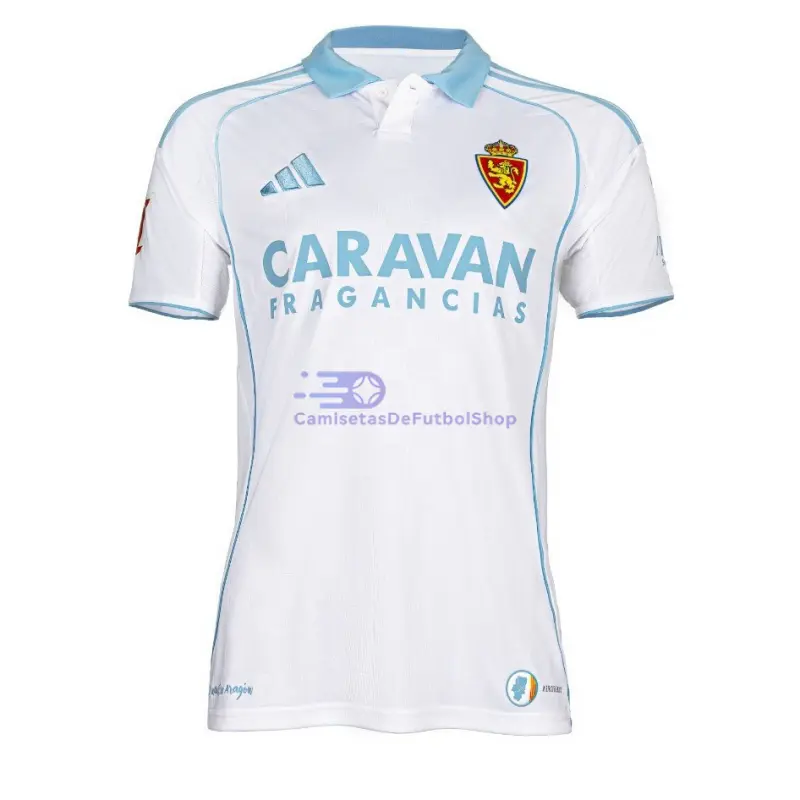 Camiseta Real Zaragoza 2025/2026 1ª Equipación Blanco
