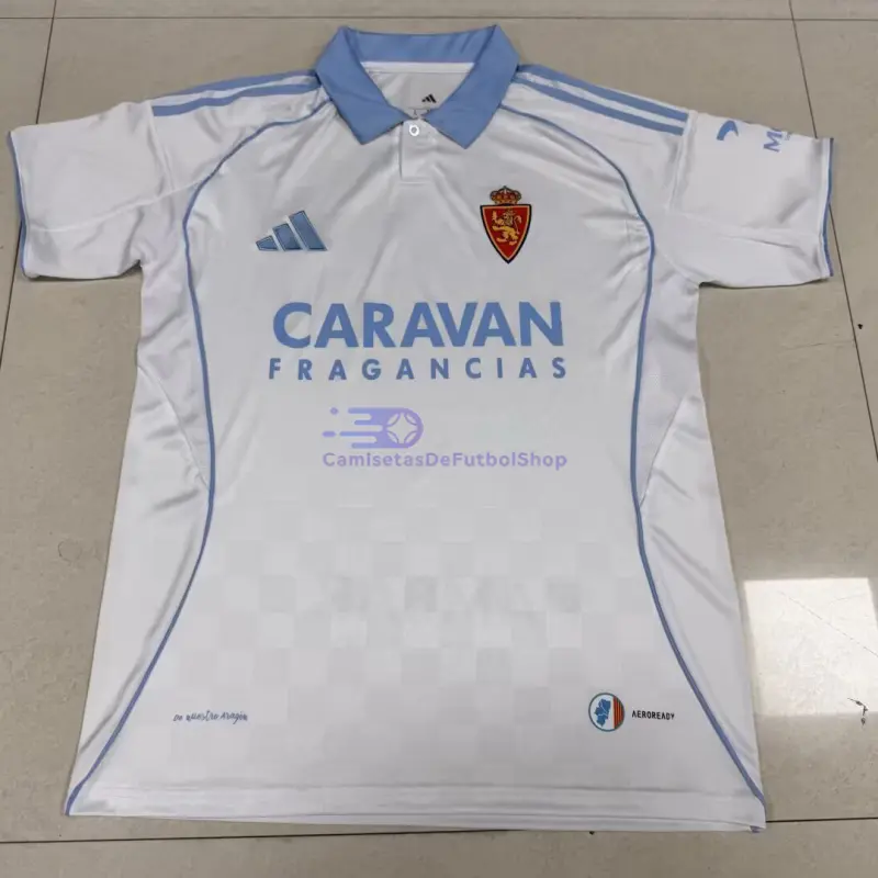 Camiseta Real Zaragoza 2025/2026 1ª Equipación Blanco