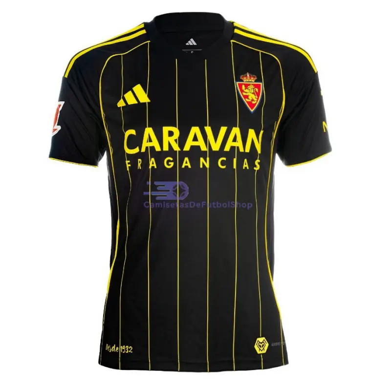 Camiseta Real Zaragoza 2025/2026 2ª Equipación Negro