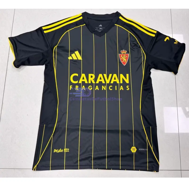 Camiseta Real Zaragoza 2025/2026 2ª Equipación Negro