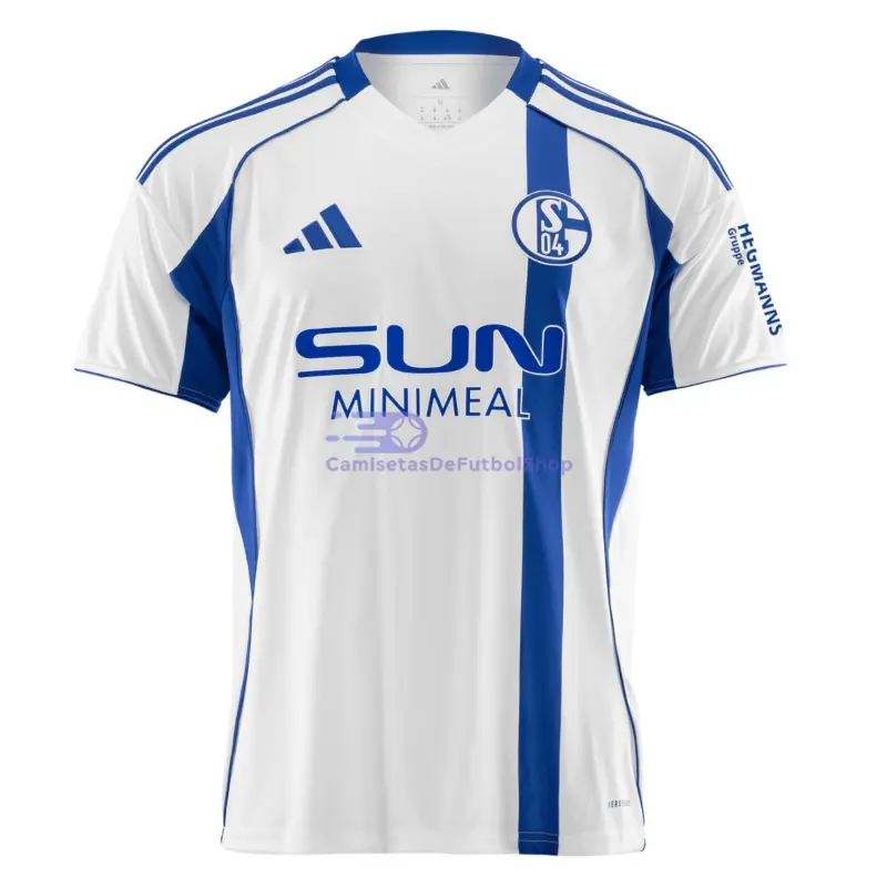 Camiseta Schalke 04 2025/2026 2ª Equipación Blanco