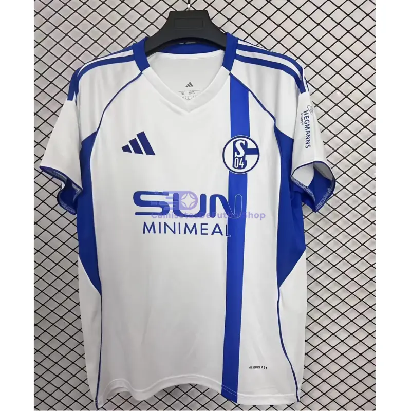 Camiseta Schalke 04 2025/2026 2ª Equipación Blanco
