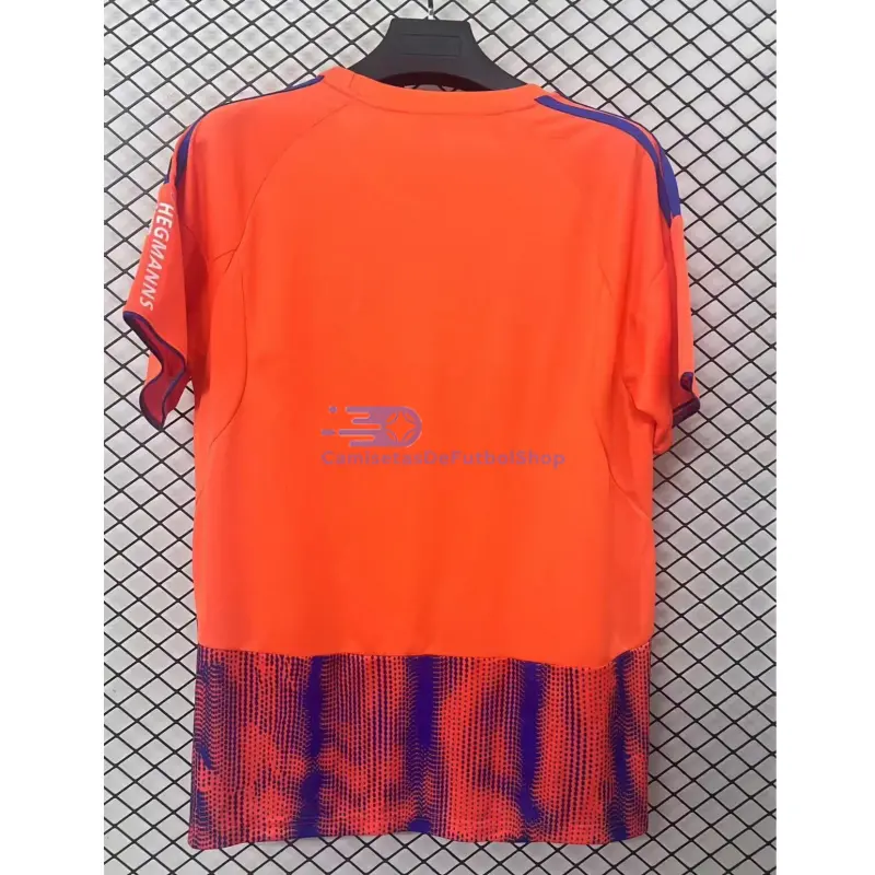 Camiseta Schalke 04 2025/2026 3ª Equipación Naranja/Azul