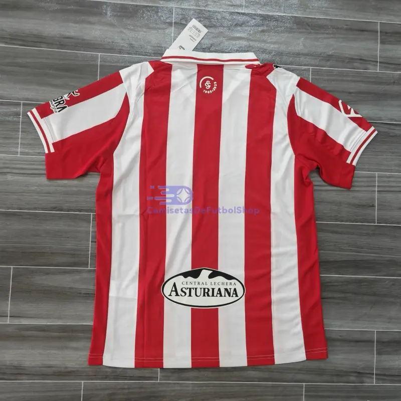 Camiseta Sporting de Gijón 2025/2026 1ª Equipación Rojo/Blanco