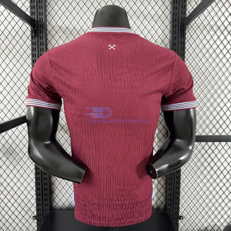 Camiseta West Ham United 2025/2026 1ª Equipación Rojo Oscuro (EDICIÓN JUGADOR)