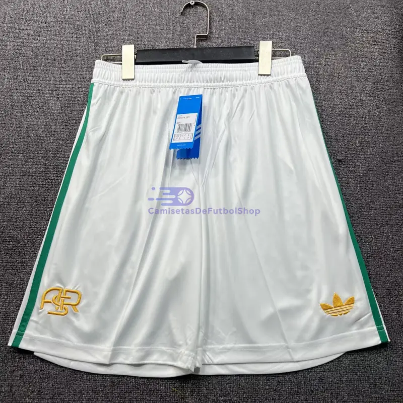 Pantalón Corto AS Roma 2025/2026 3ª Equipación Blanco