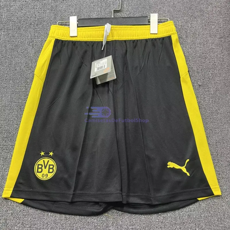 Pantalón Corto Borussia Dortmund 2025/2026 1ª Equipación Negro