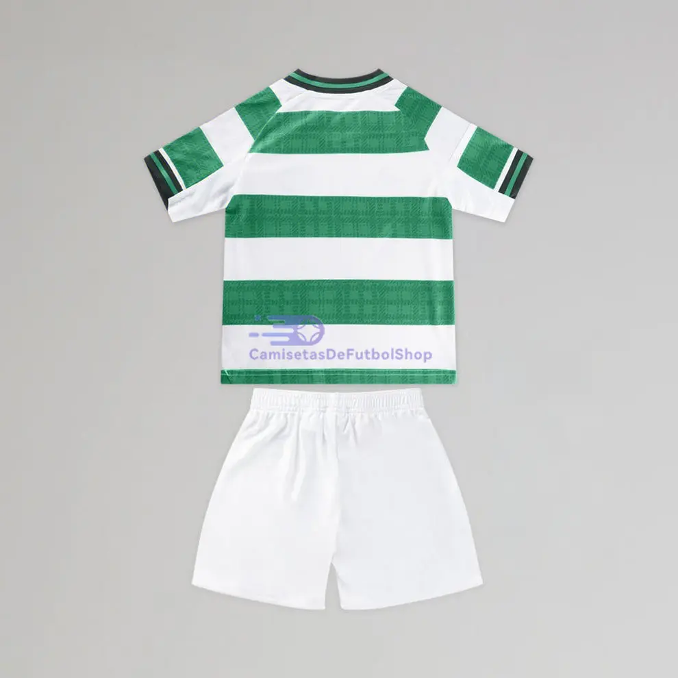 Camiseta Celtic 2025/2026 1ª Equipación Verde/Blanco Niño Kit