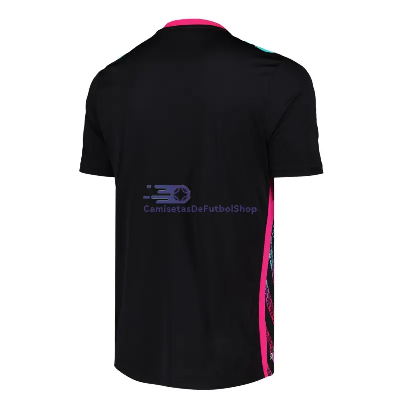 Camiseta de Portero Sunderland AFC 2025/2026 Negro/Rosa/Blanco