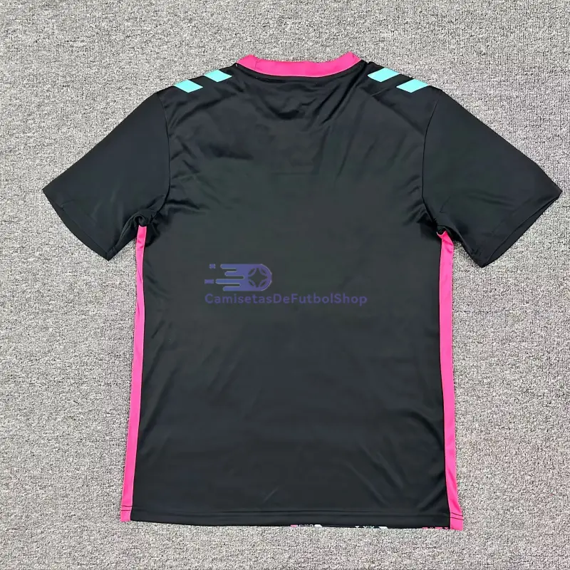 Camiseta de Portero Sunderland AFC 2025/2026 Negro/Rosa/Blanco