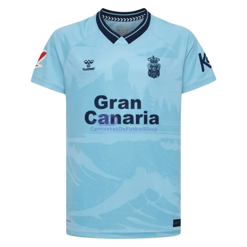 Camiseta Las Palmas 2025/2026 2ª Equipación Azul con Parche La Liga
