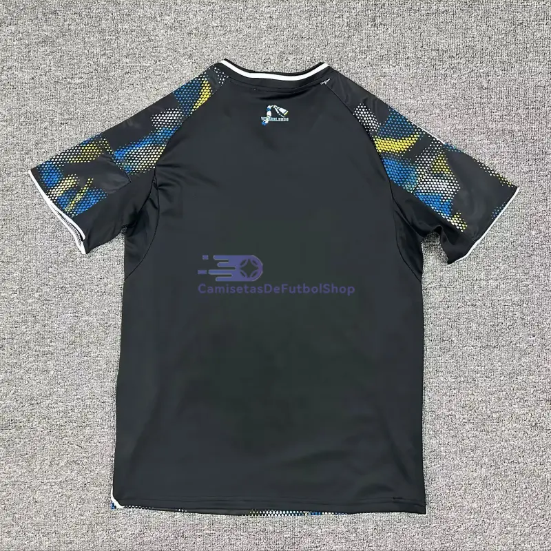 Camiseta Leeds United 2025/2026 3ª Equipación Negro/Azul/Amarillo