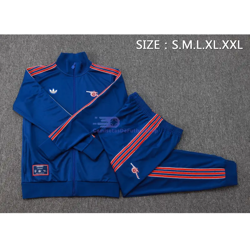 Chandal Arsenal 2025/2026 Retro Azul Real