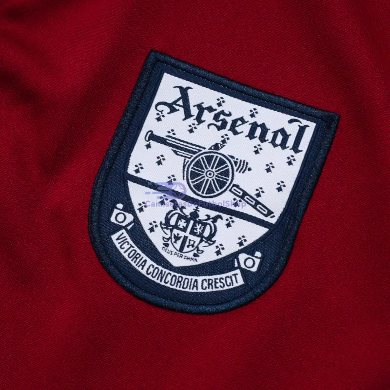 Chandal Arsenal 2025/2026 Retro Granate/Azul Real