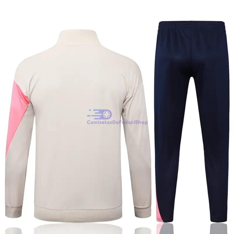 Chandal Barcelona 2025/2026 Blanco Roto/Rosa