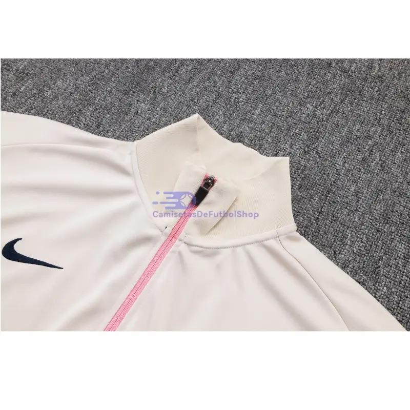 Chandal Barcelona 2025/2026 Blanco Roto/Rosa