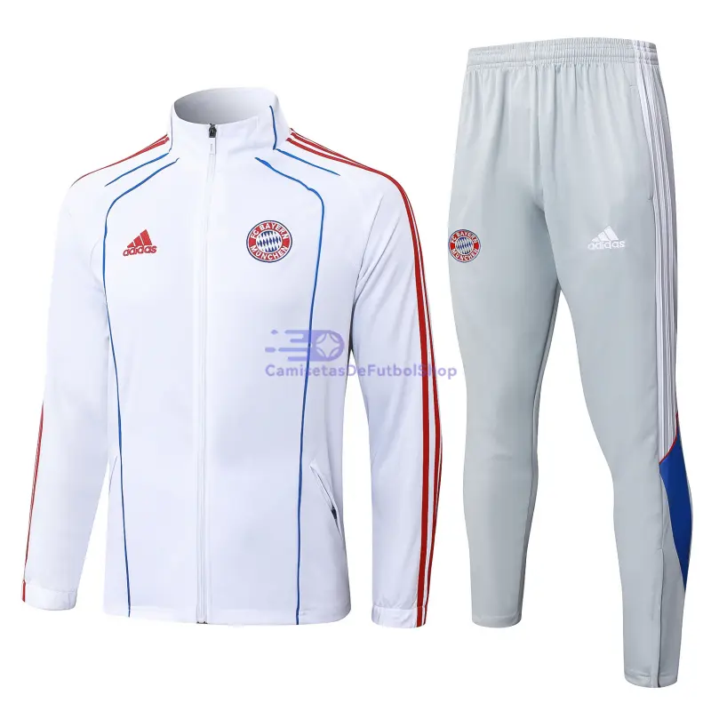 Chandal Bayern Múnich 2025/2026 Blanco/Azul/Rojo