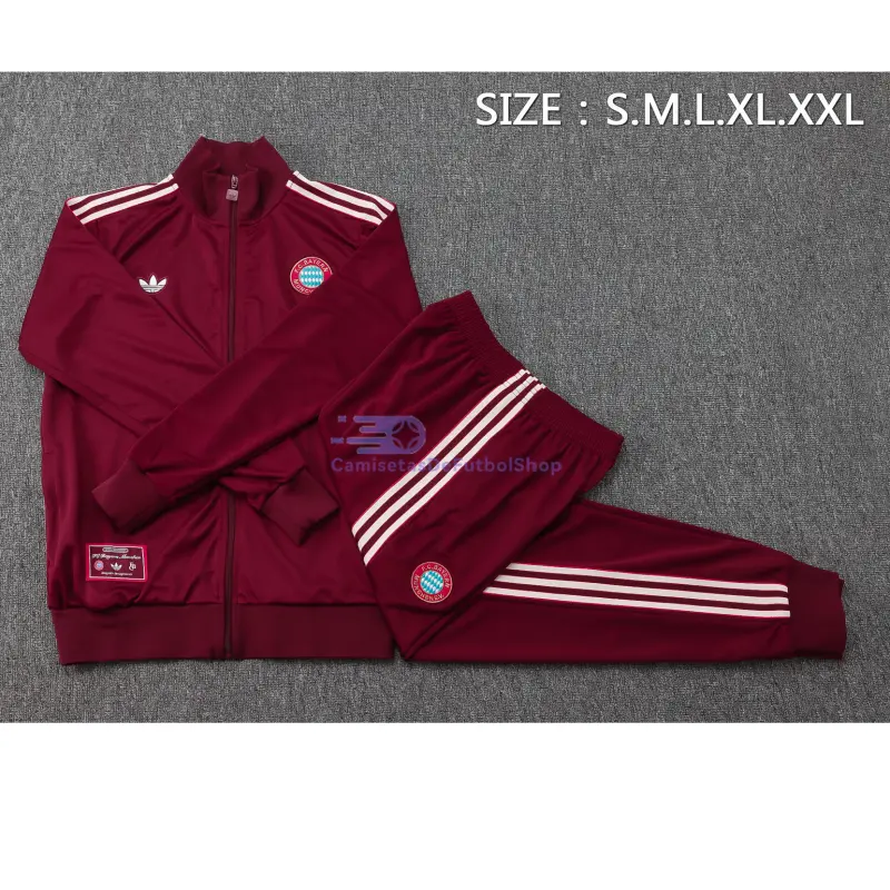 Chandal Bayern Múnich 2025/2026 Retro Granate