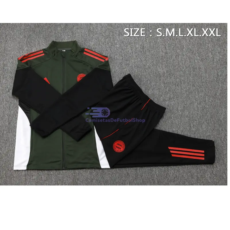 Chandal Bayern Múnich 2025/2026 Verde Militar