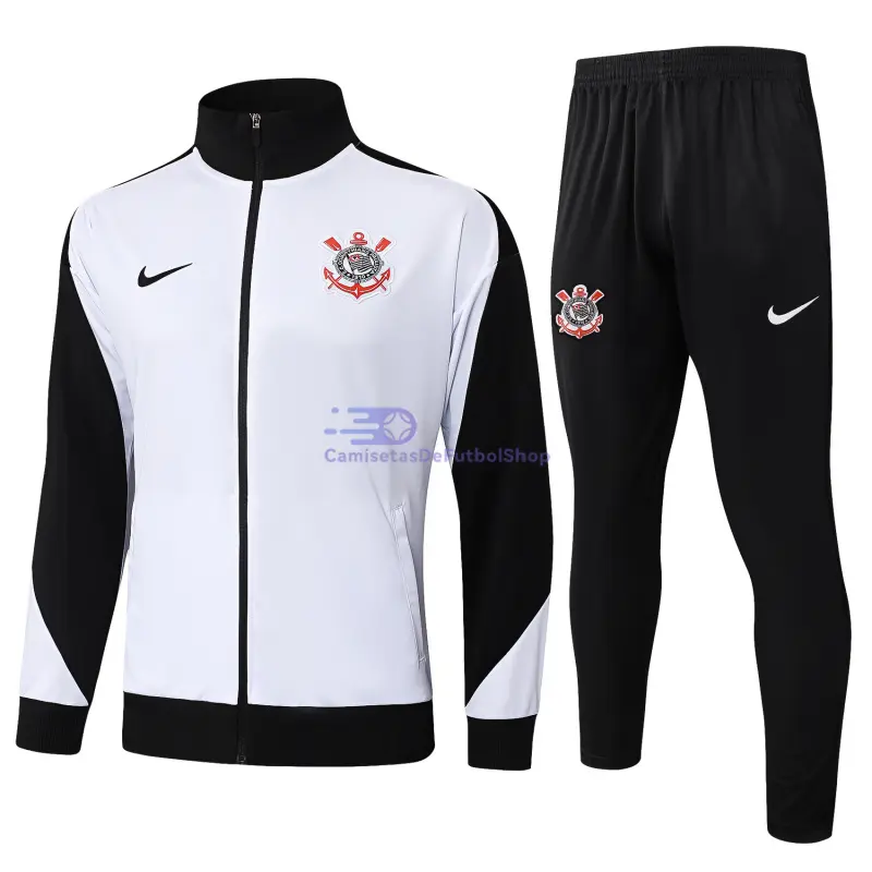 Chandal Corinthians 2025/2026 Blanco/Negro