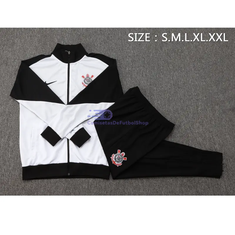 Chandal Corinthians 2025/2026 Blanco/Negro