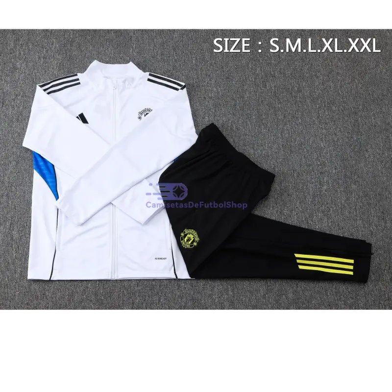 Chandal Manchester United 2025/2026 Blanco/Azul