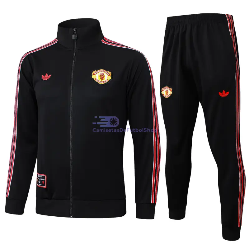 Chandal Manchester United 2025/2026 Retro Negro