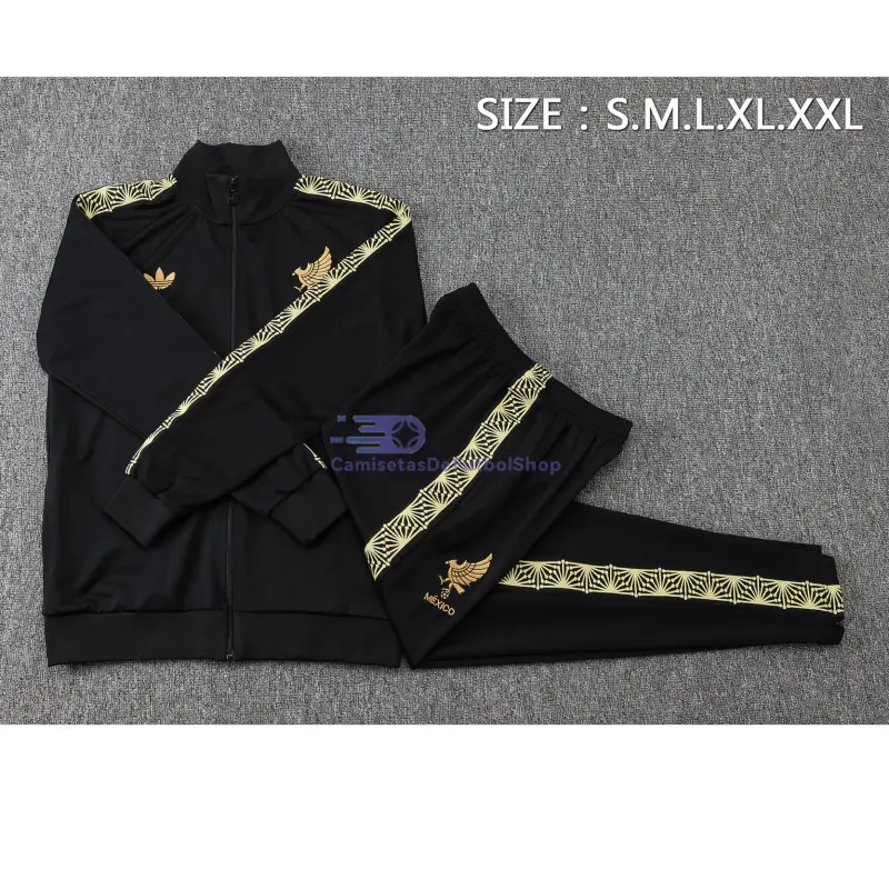 Chandal México 2025/2026 Retro Negro/Dorado