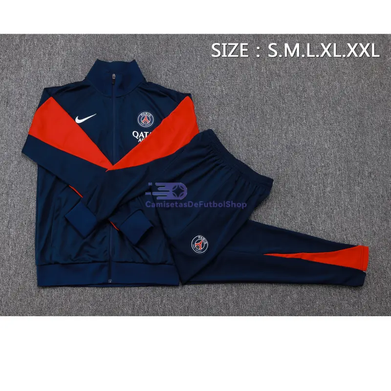 Chandal PSG 2025/2026 Azul Real/Rojo