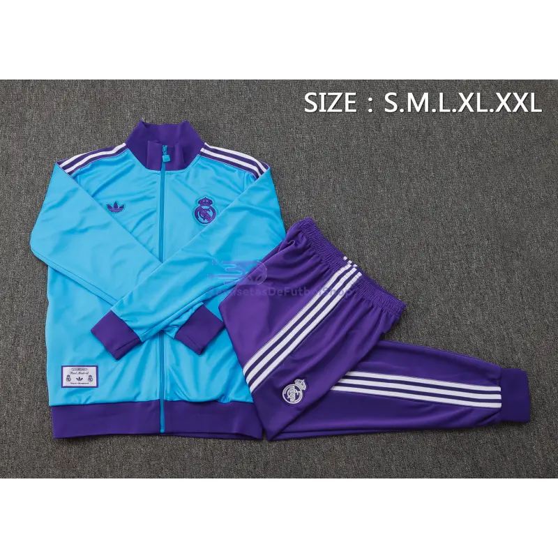 Chandal Real Madrid 2025/2026 Retro Azul/Morado