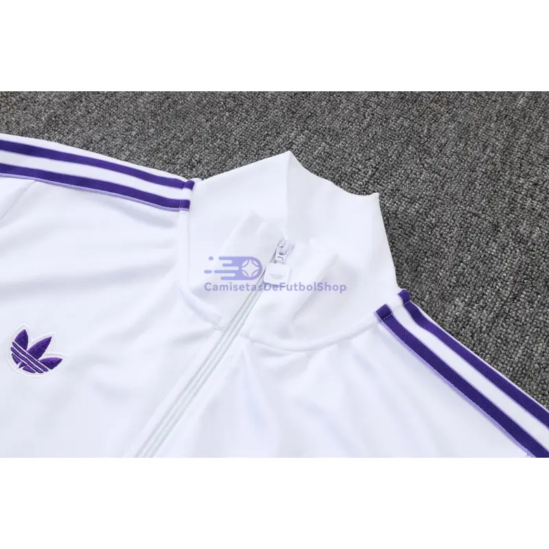 Chandal Real Madrid 2025/2026 Retro Blanco/Morado