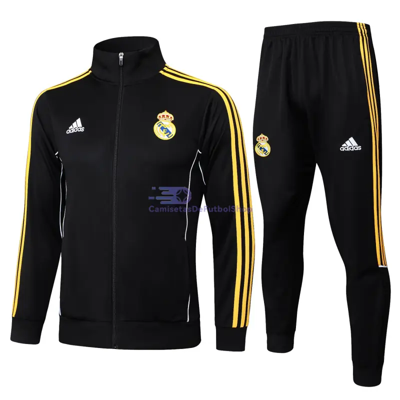 Chandal Real Madrid 2025/2026 Retro Negro/Amarillo